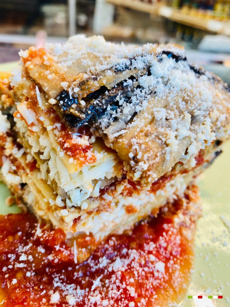 Lasagne aubergine - Traiteur italien Bruxelles & La Hulpe