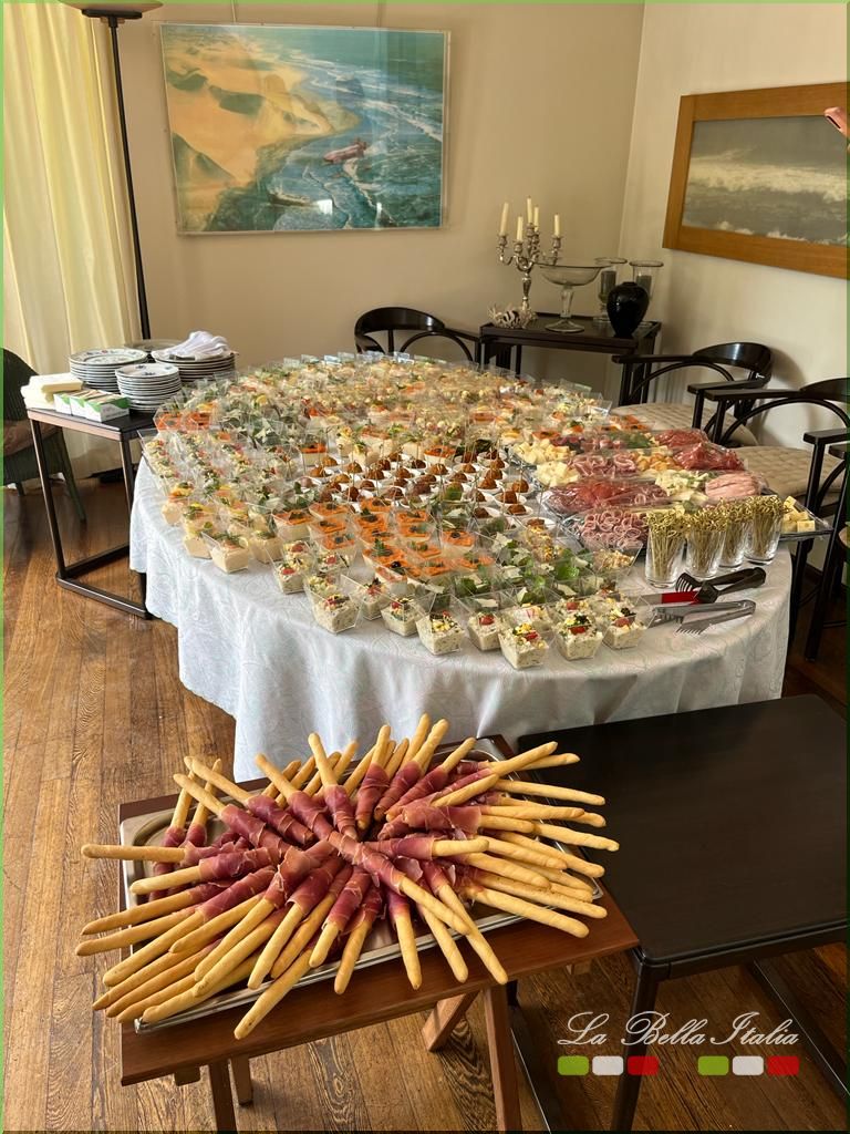 Table de mariage italienne. Buffet italien. Organisation de banquet de Mariage - Traiteur italien La Bella Italia Bruxelles - La Bella Italia La Hulpe - Brabant Wallon