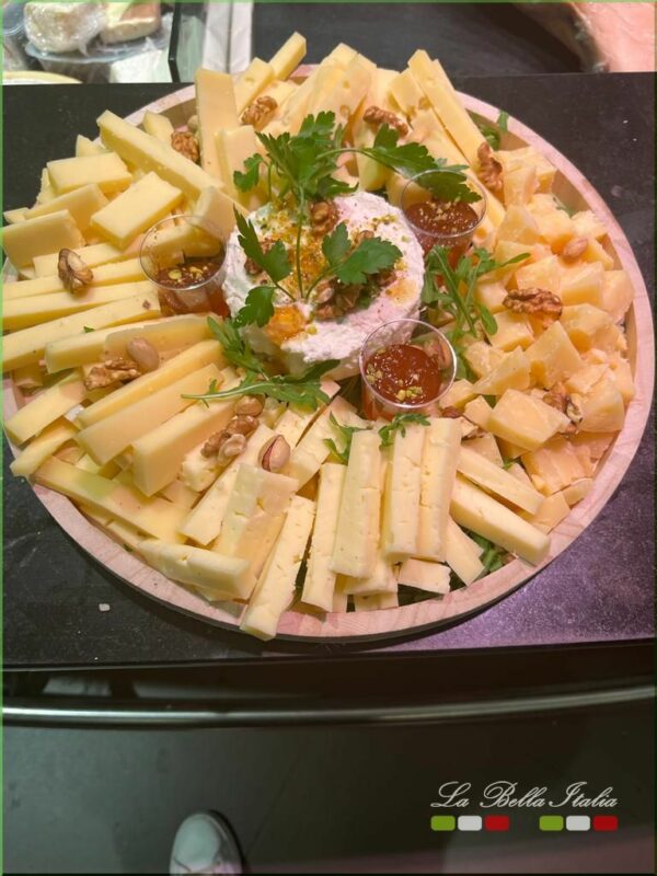 Plateau de fromage italien pour Banquet Mariage - Traiteur italien Bruxelles La Hulpe - Brabant Wallon