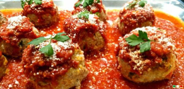 Polpette sicilienne avec sauve tomate