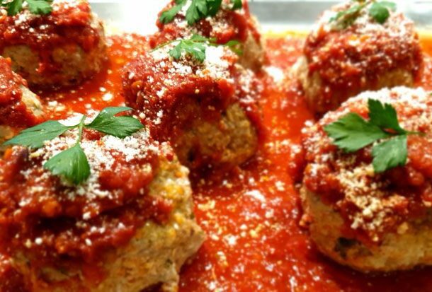 Polpette sicilienne avec sauve tomate