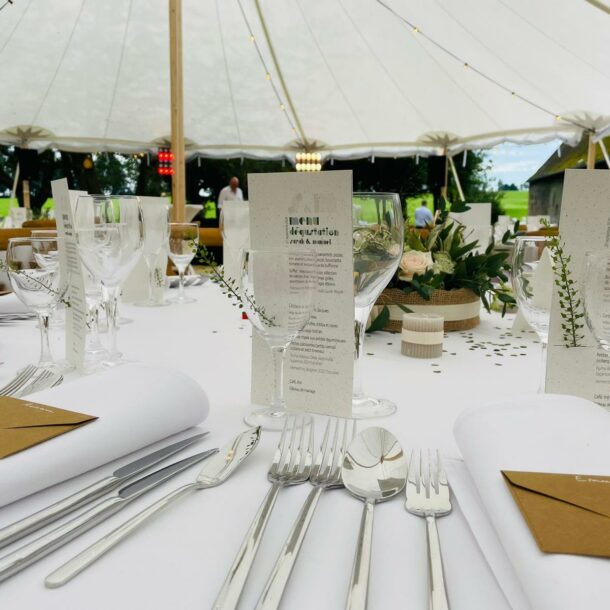 Dressage table mariage - Bella italia Bruxelles