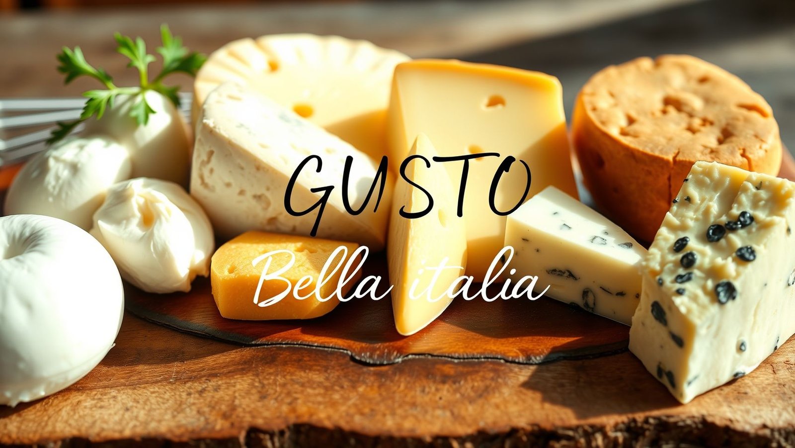 Assortiment de fromages italiens