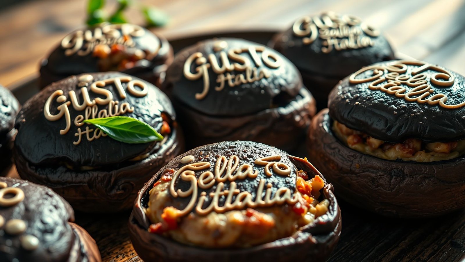 Champignons Portobello farcis