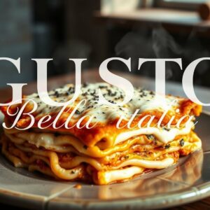 Lasagna cacio e pepe - Traiteur italien Braine - Waterloo