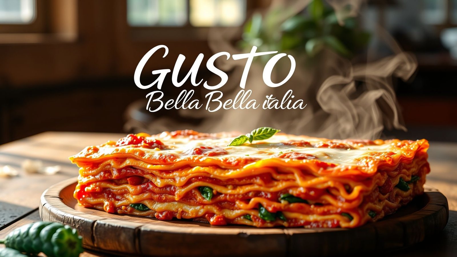 Lasagne ortolana - Traiteur italien Braine