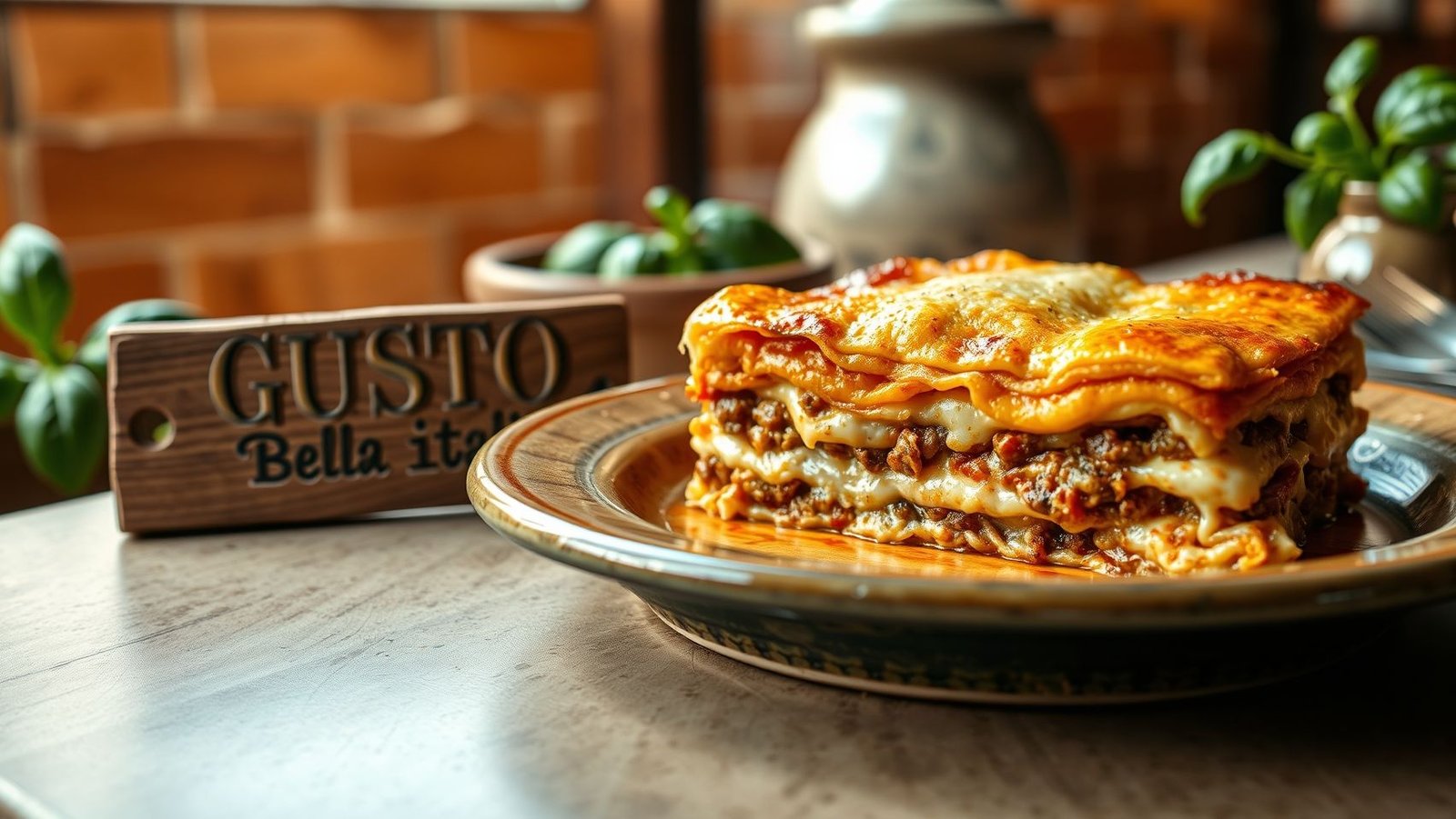 Lasagne pasticcio - Traiteur italien braine L Alleud