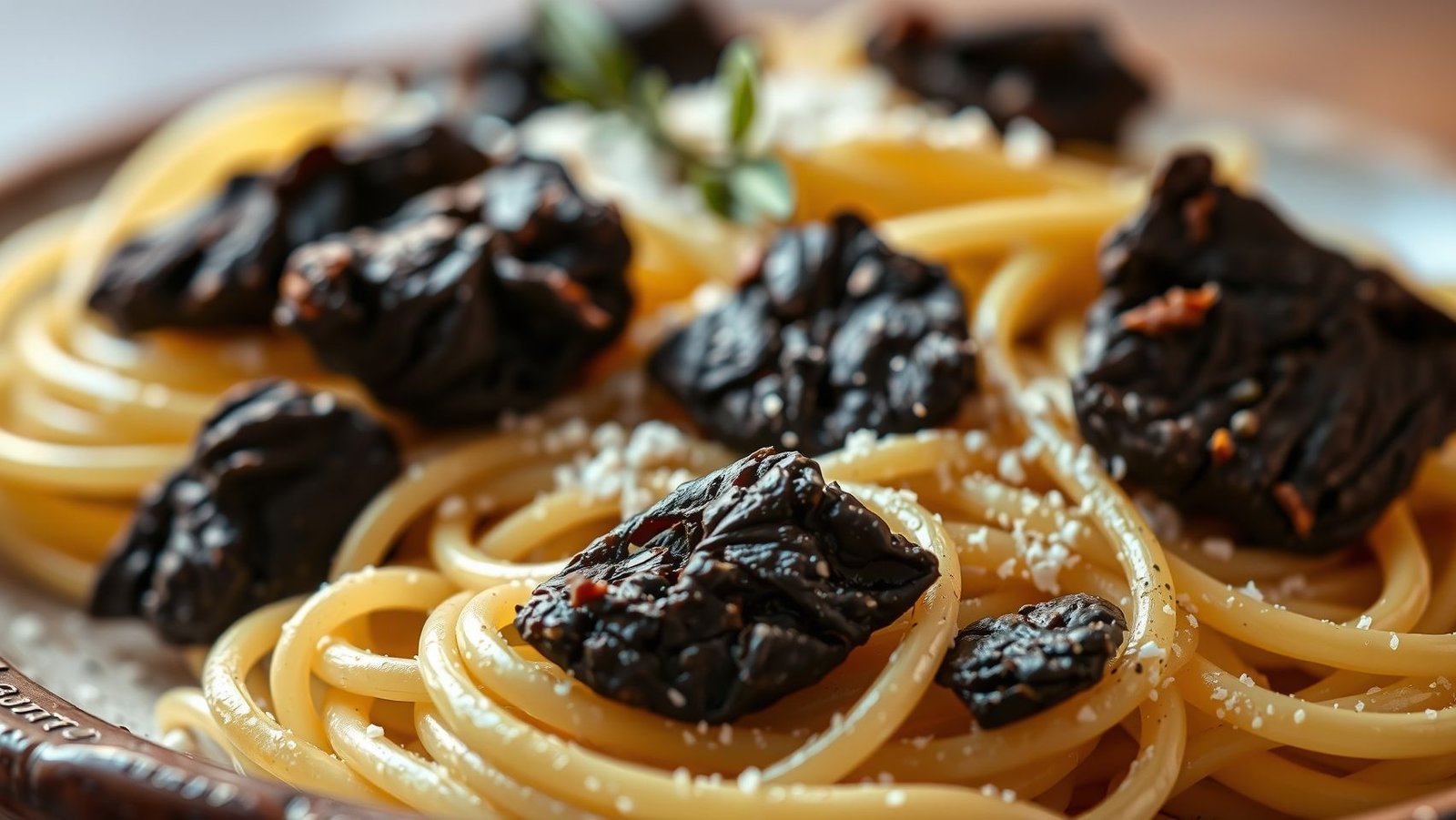 Lasagnette aux truffes noires - Traiteur italien Braine L Alleud