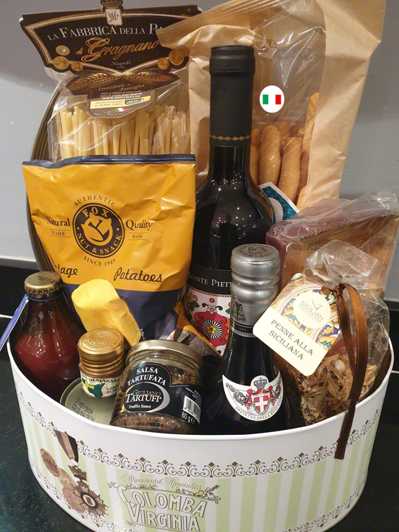 Paniers Cadeaux italiens - Paniers traiteur italiens