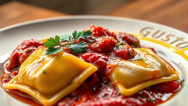 Ravioli à l'ossobuco - traiteur italien Braine L Alleud