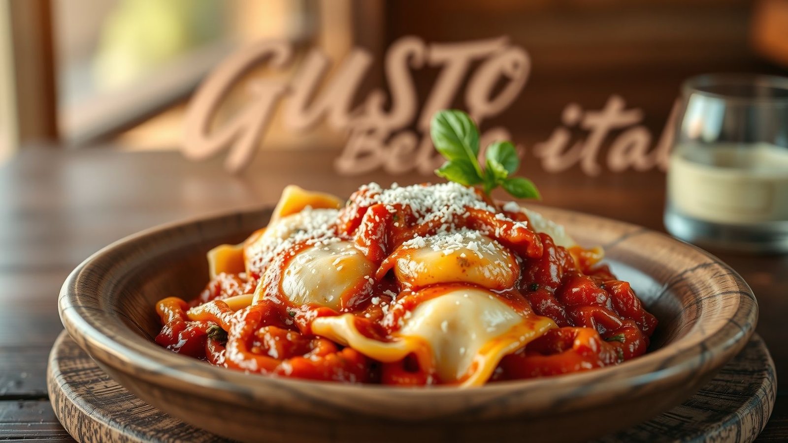 Ravioli alla parmigiana