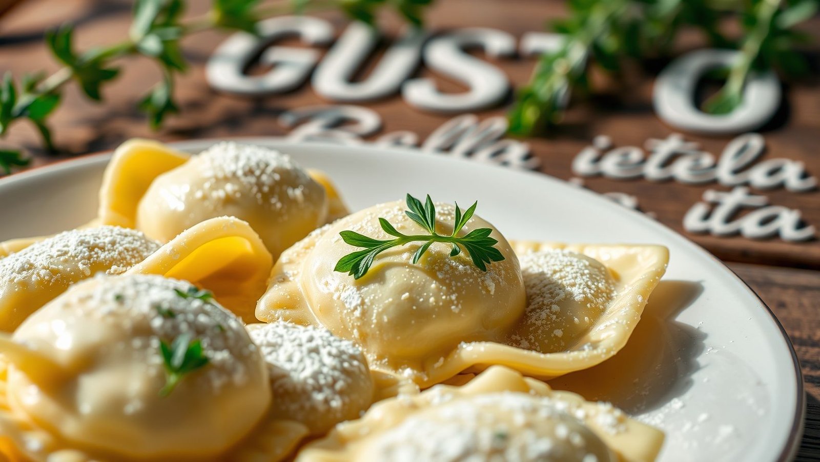 Ravioli au chèvre frais