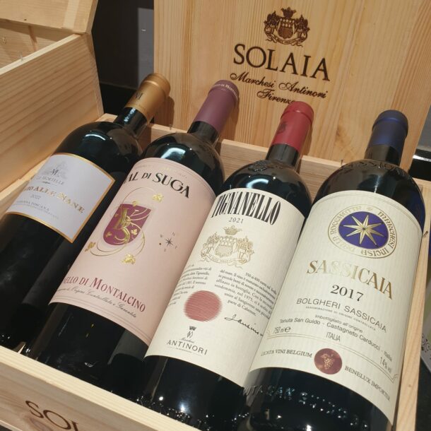 Solaia - Coffret vins italiens - Bella Italia Traiteur Belgique