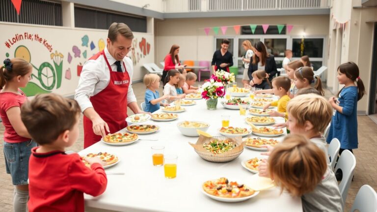 Traiteur école Traiteur pour école - Fête de fin Année 2025 - Bella Italia Traiteur