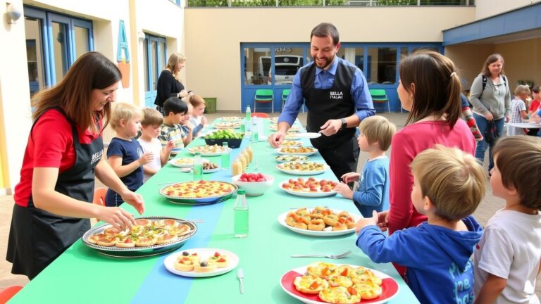 Traiteur école Traiteur pour école - Fête de fin Année 2025 - Bella Italia Traiteur