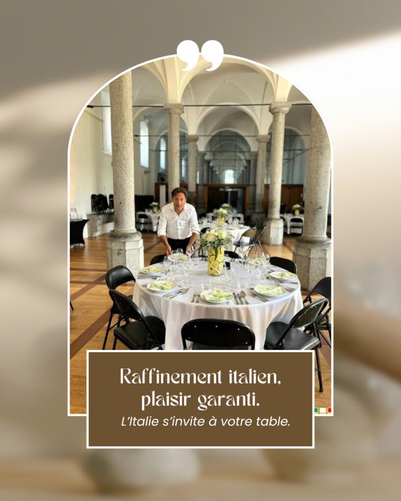 Traiteur italien Devis mariage - traiteur italien La Hulpe