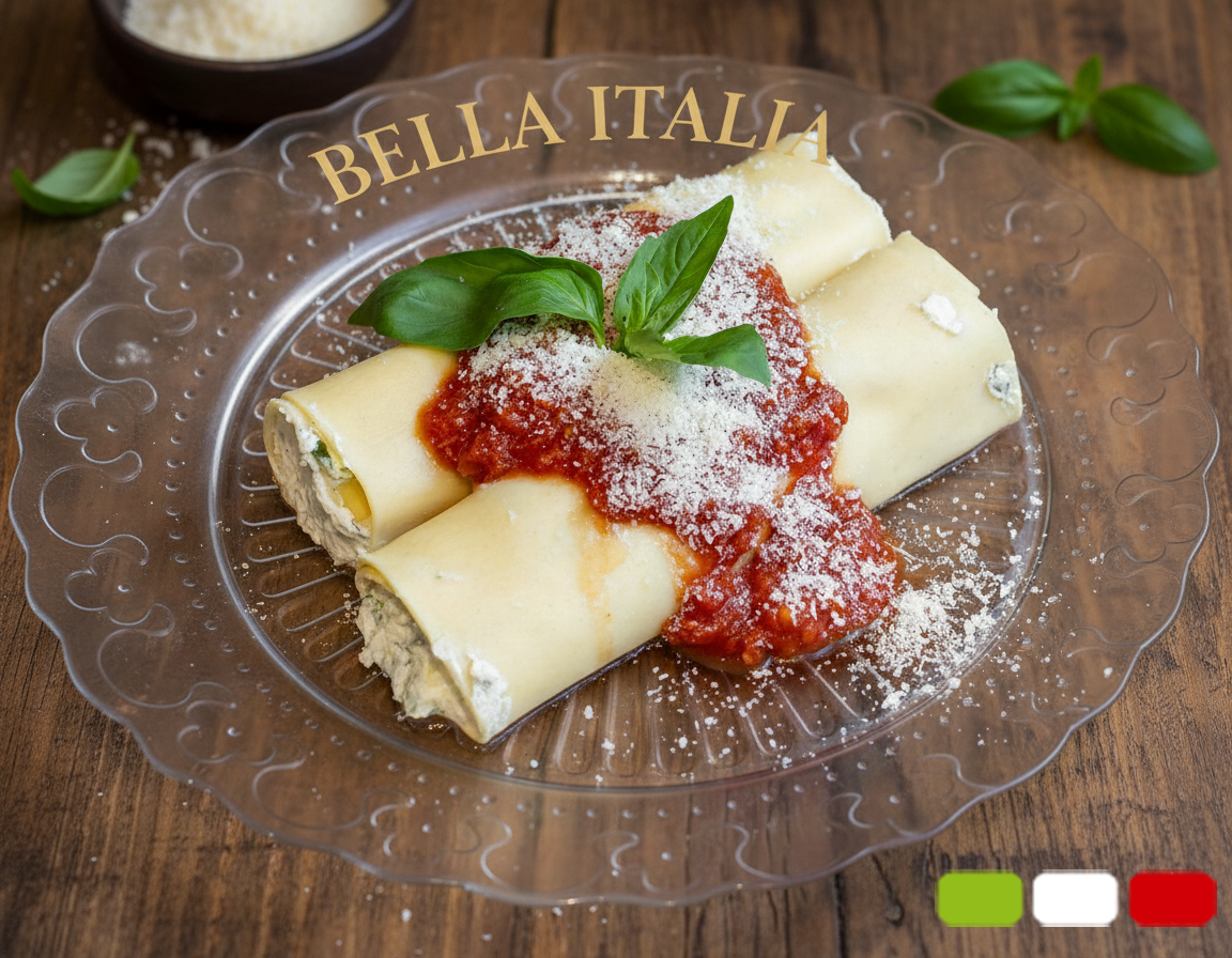 Cannelloni ricotta et épinards
