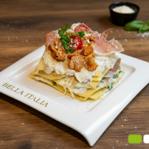 Lasagnette aux girolles et parmesan