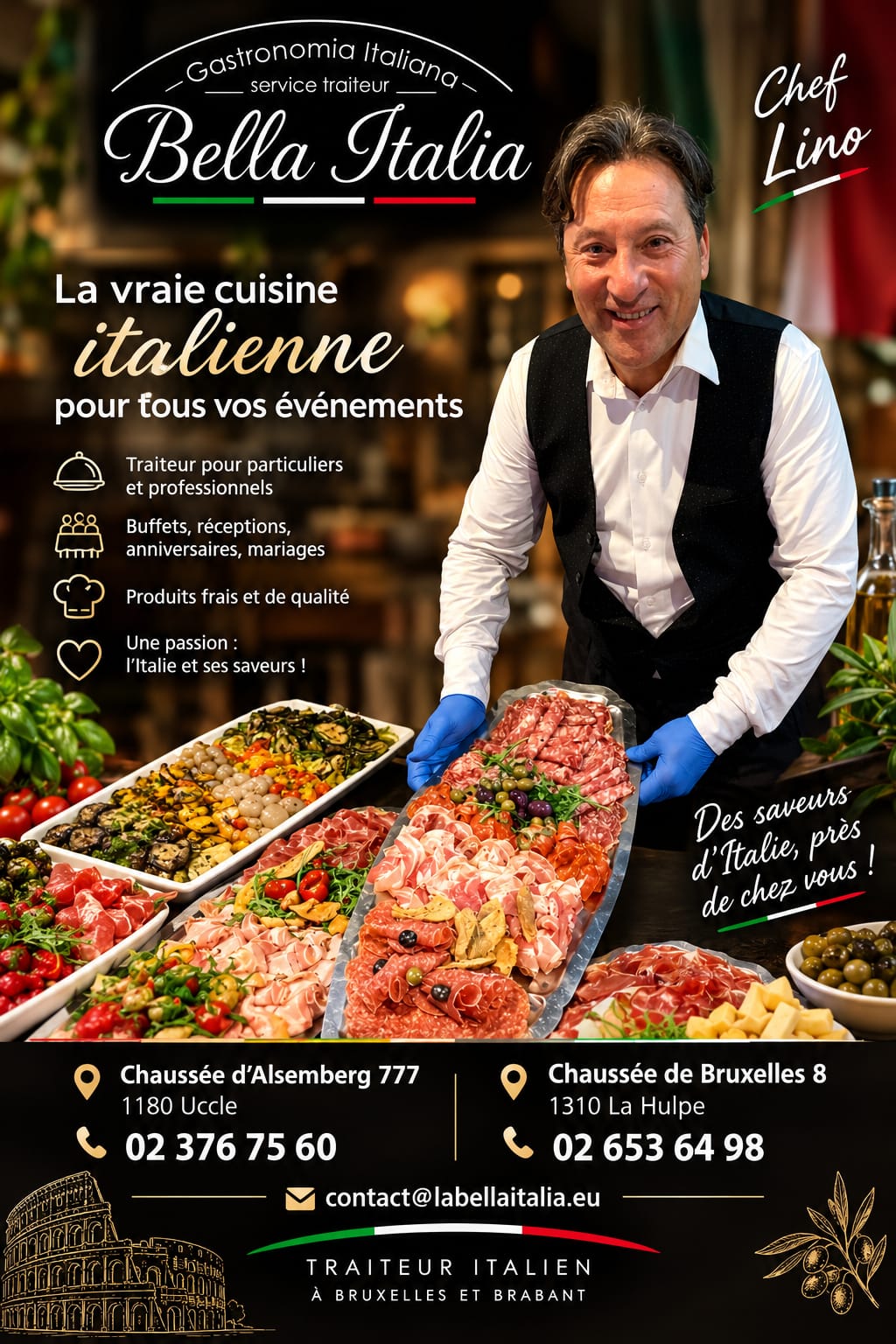 Traiteur cuisine italienne - Bella Italia